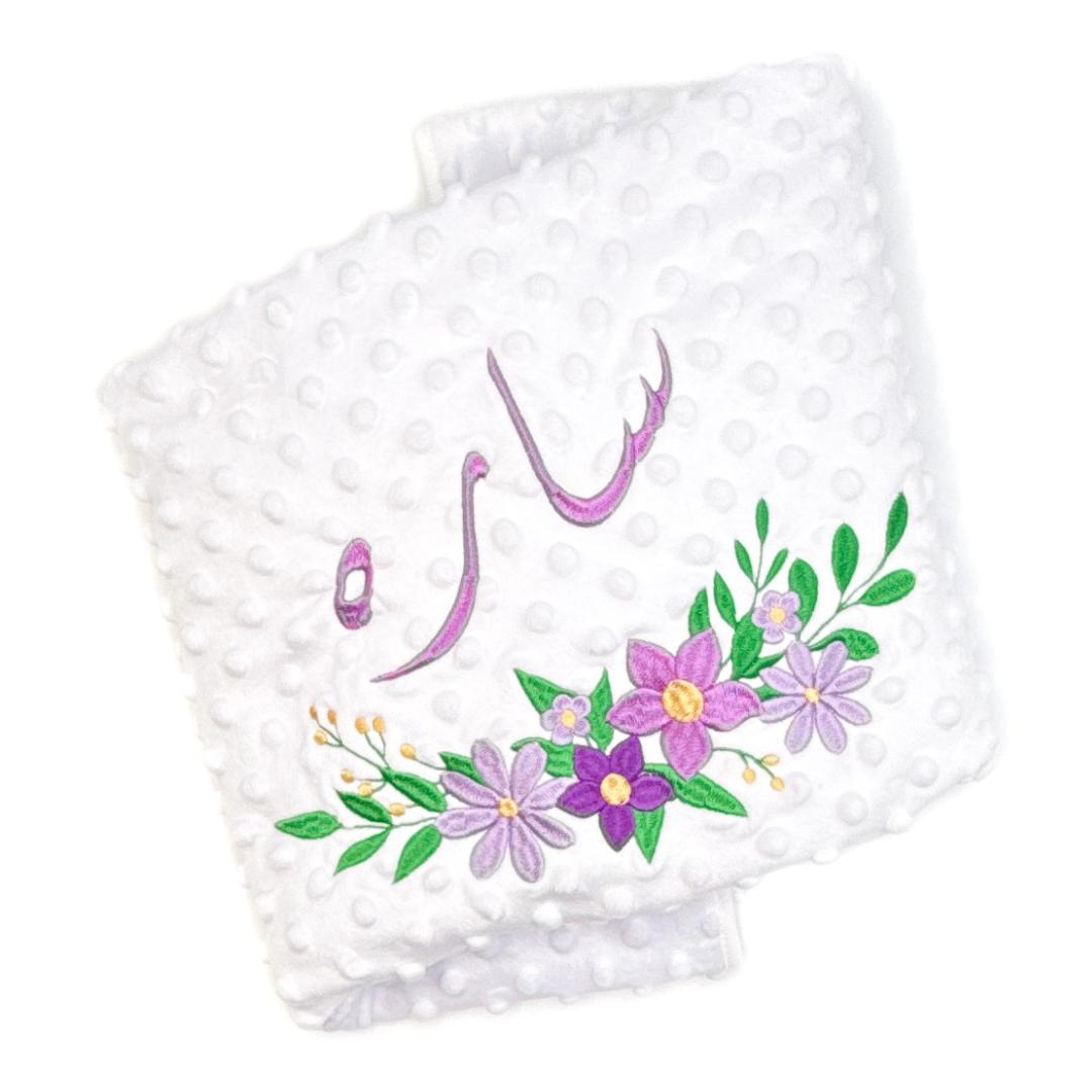 لحاف ناعم بالورود